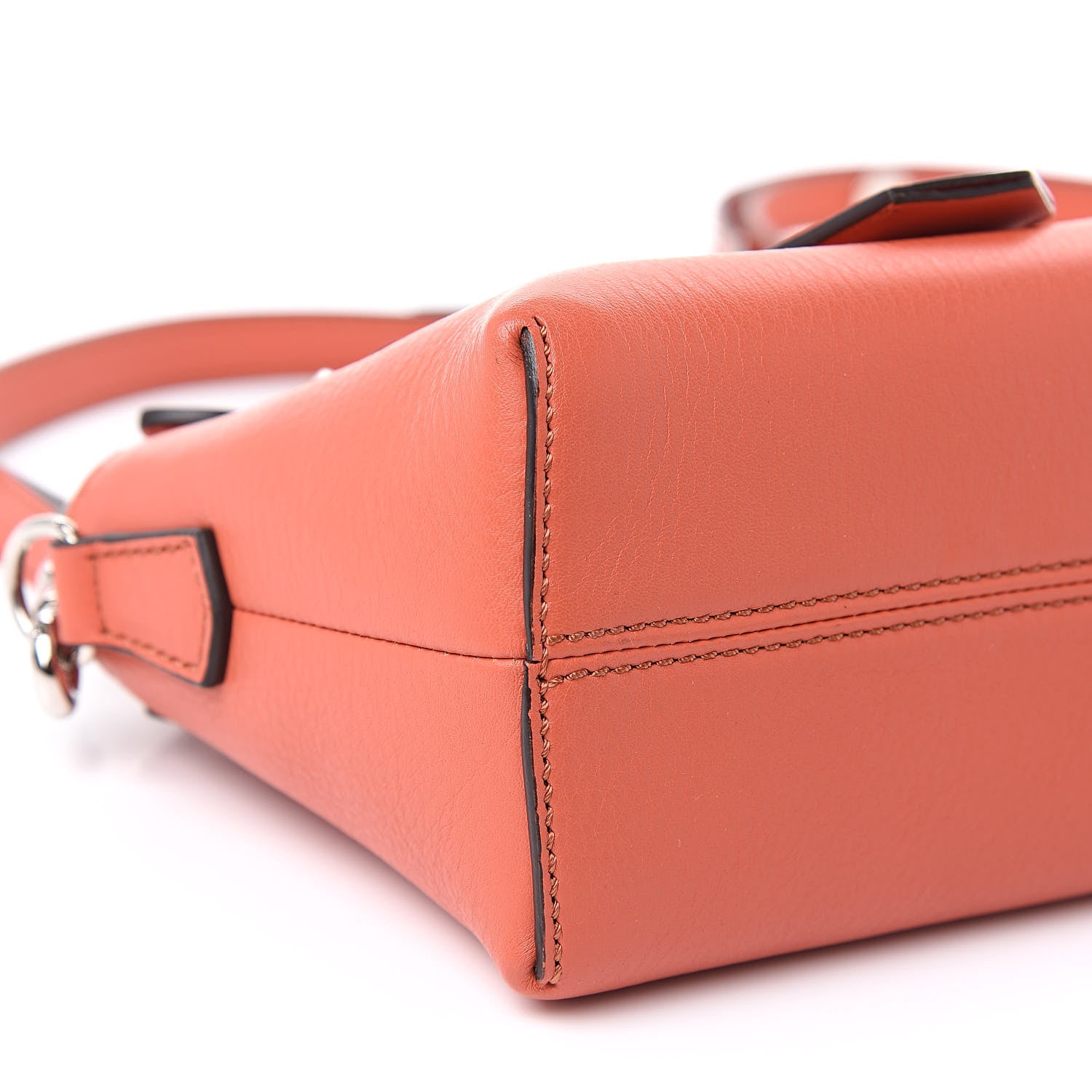 Fendi Vitello Dolce Mini By The Way Boston Bag Papavero 10 of 11