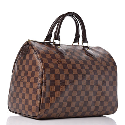 Louis Vuitton Damier Ebene Speedy 30 3 of 10