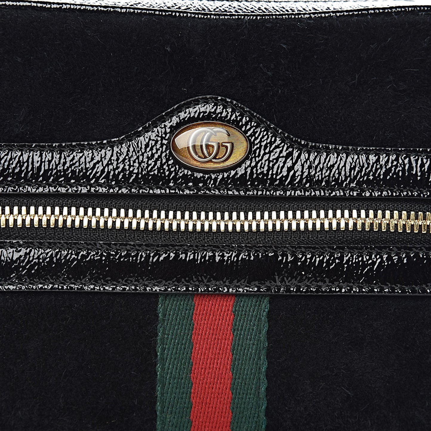 Suede Small Ophidia Belt Bag 85 34 Black