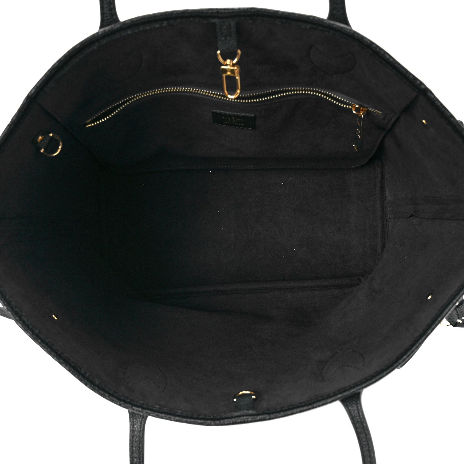 Louis Vuitton Empreinte Monogram Giant Neverfull MM Black 6 of 10