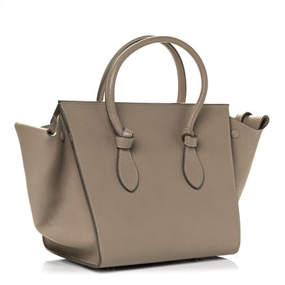 Celine Crisped Calfskin Mini Tie Knot Tote Light Taupe 2 of 4