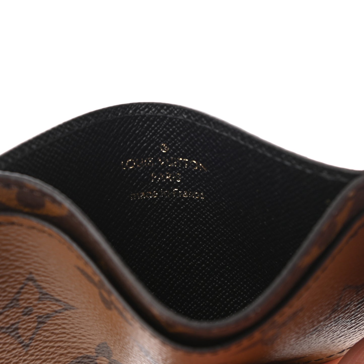 Reverse Monogram Card Holder