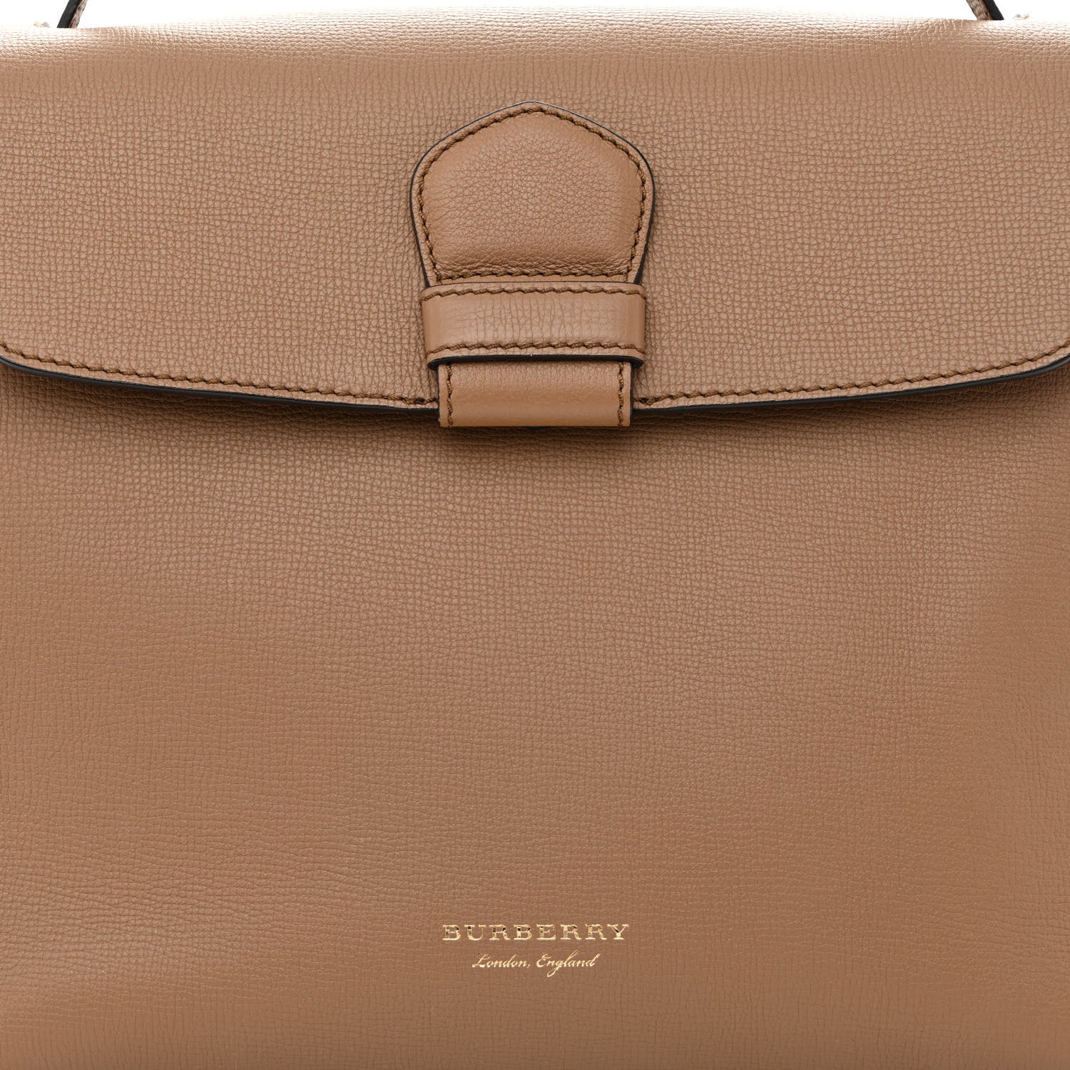 Burberry Derby Calfskin House Check Medium Camberley Dark Sand 9 of 12