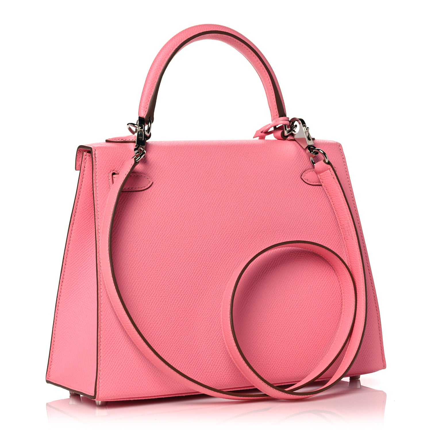 Hermes Epsom Kelly Sellier 25 Rose Confetti 3 of 11