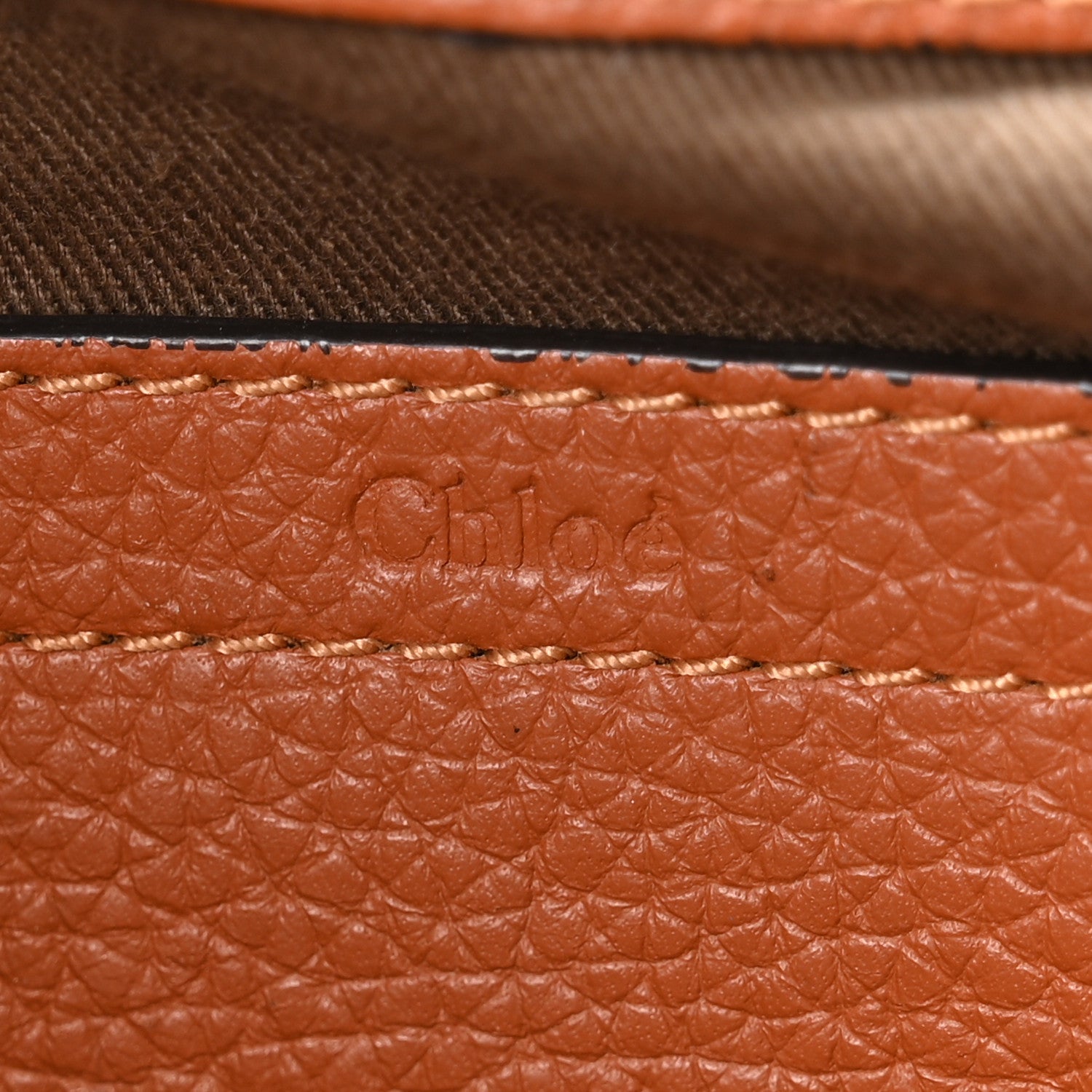 Chloe Calfskin Medium Marcie Round Crossbody Bag Tan 6 of 11