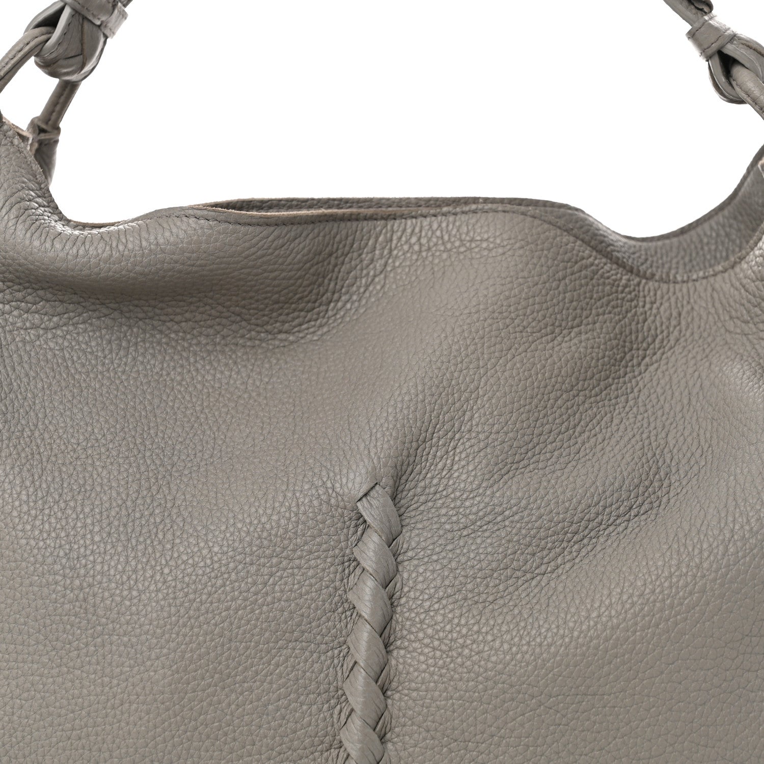 Bottega Veneta Cervo Lavato Deerskin Hobo Light Grey 8 of 13