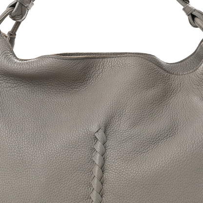 Bottega Veneta Cervo Lavato Deerskin Hobo Light Grey 8 of 13