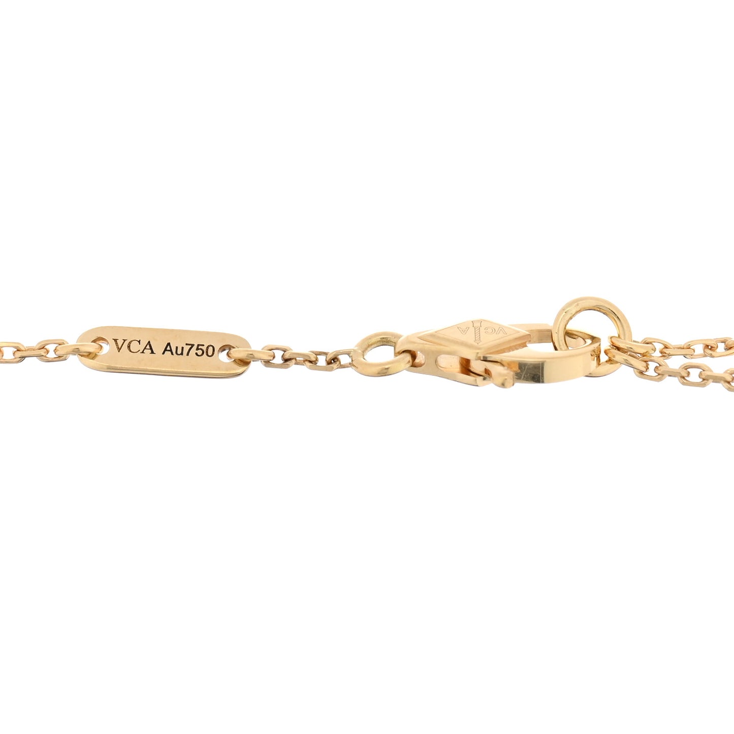 18K Yellow Gold Mother of Pearl Sweet Alhambra Bracelet