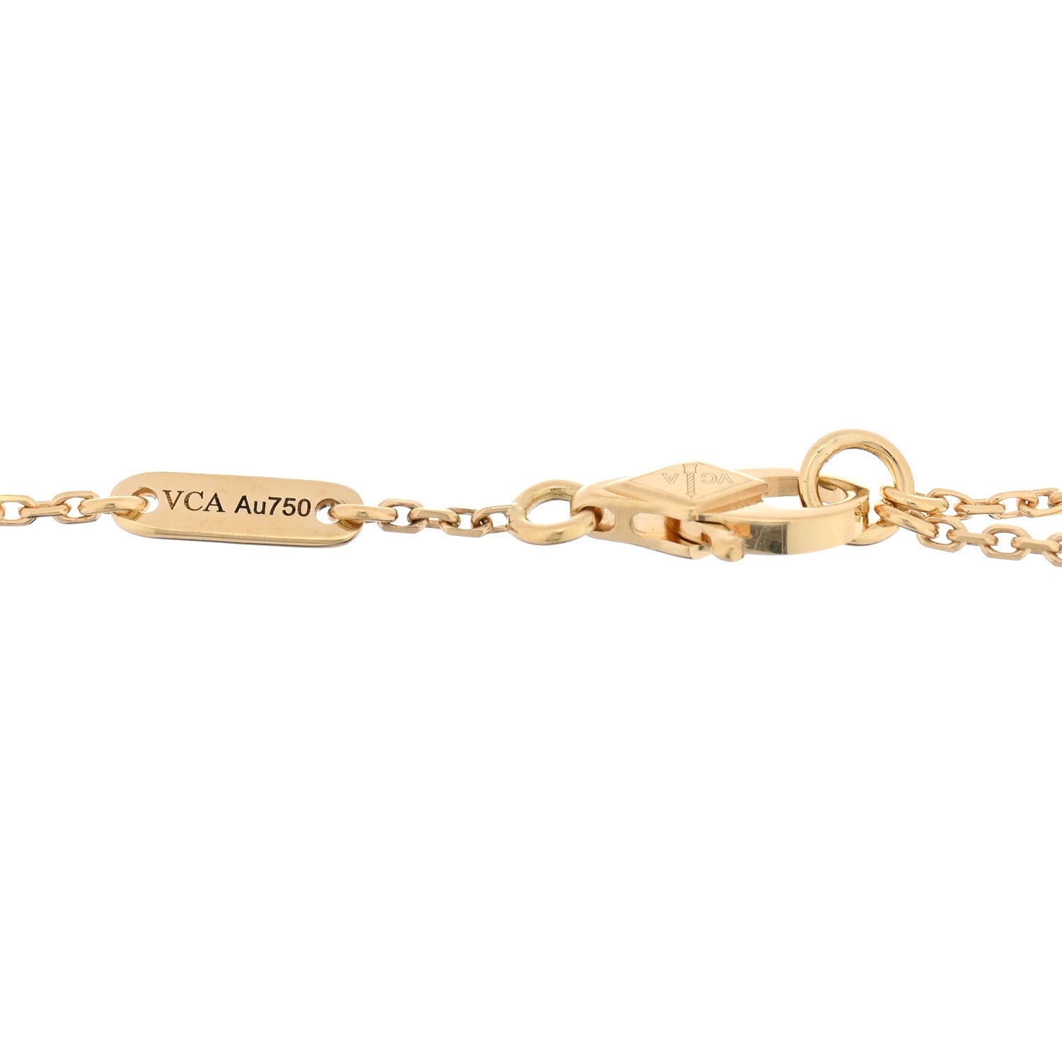 Van Cleef & Arpels 18K Yellow Gold Mother of Pearl Sweet Alhambra Bracelet 3 of 3
