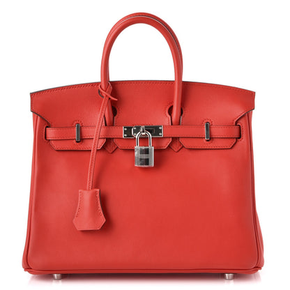 Hermes Swift Birkin 25 Rouge Tomate 1 of 38
