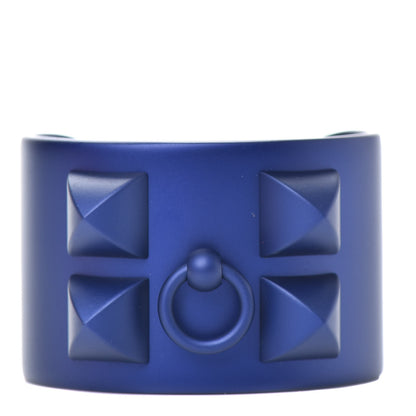 Hermes Aluminium Sunset Collier De Chien CDC Bracelet T2 Bleu Encre 1 of 5