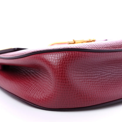 Chloe Grained Calfskin Lambskin Mini Bi-Color Drew Shoulder Bag Fuchsia Plum Purple 7 of 10