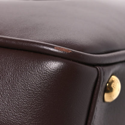 Miu Miu Calfskin Regular Arcadie Top Handle Bag Radica 11 of 12