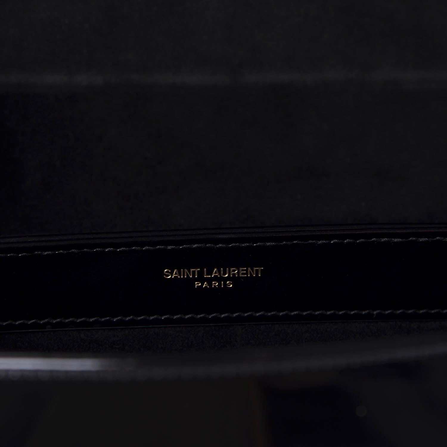 Saint Laurent Patent Le 90 Shoulder Bag Black 8 of 10
