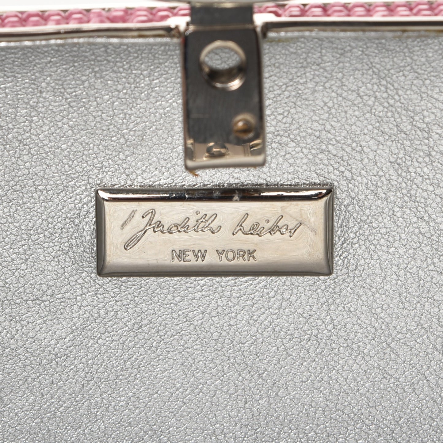 Swarovski Crystal Minaudiere Clutch Pink