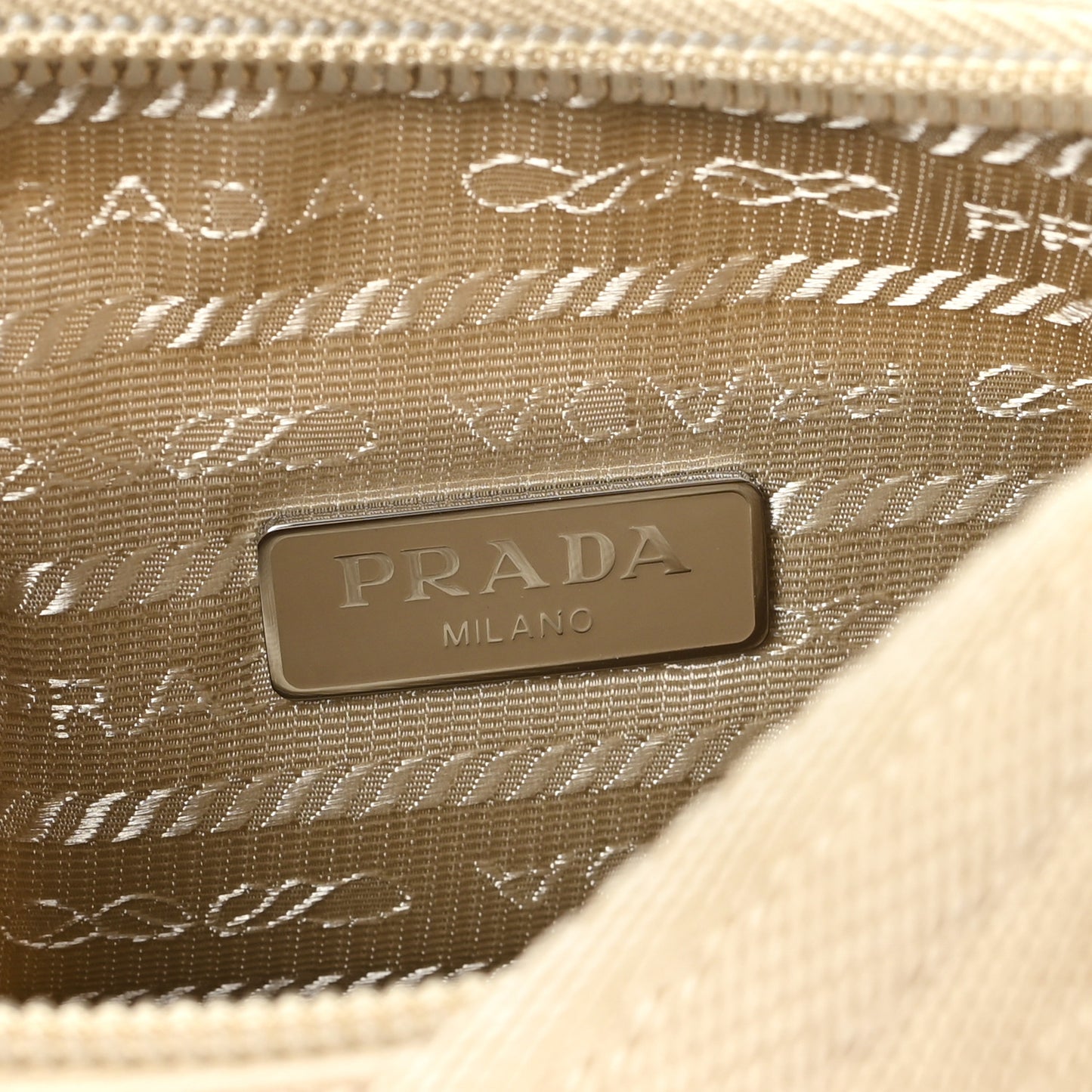 Re-Nylon Saffiano Mini Re-Edition 2000 Bag Deserto
