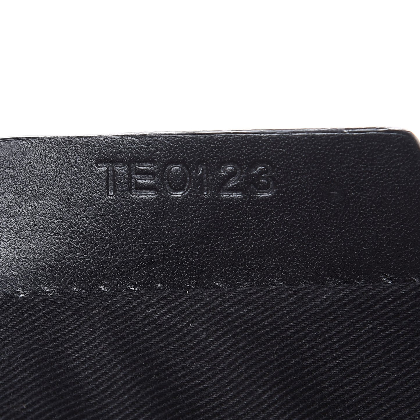 Textured Coated Canvas Madonna Print Large Cosmetic Pouch Black