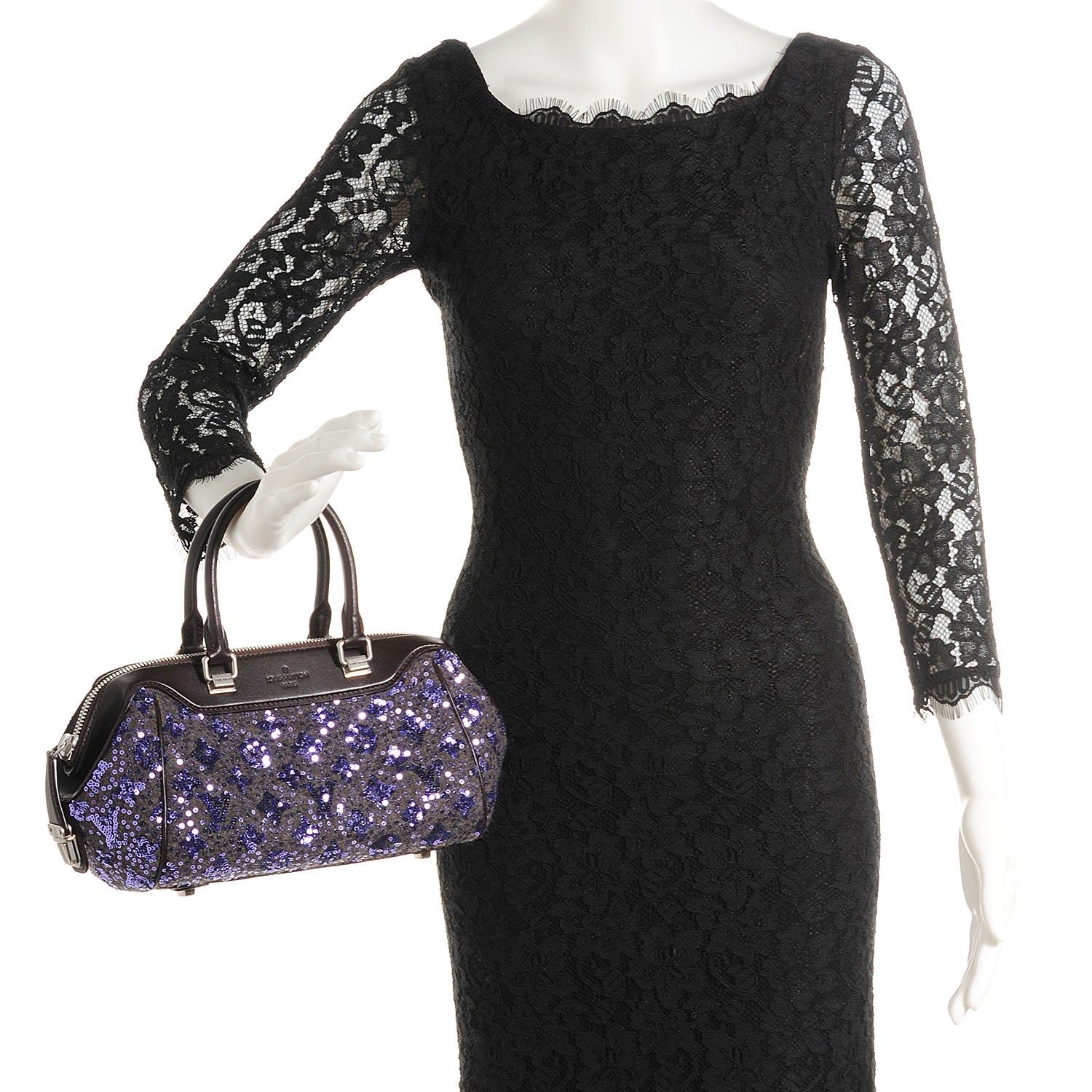 Louis Vuitton Sequin Monogram Sunshine Express Baby Purple 2 of 7