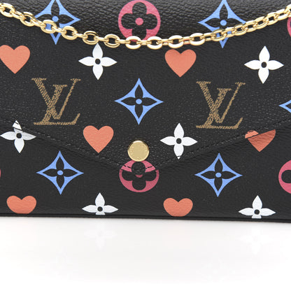 Louis Vuitton Game On Felicie Chain Wallet Black 9 of 10