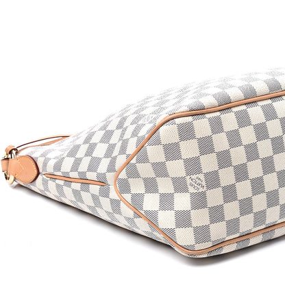 Louis Vuitton Damier Azur Delightful MM Rose Ballerine 7 of 10