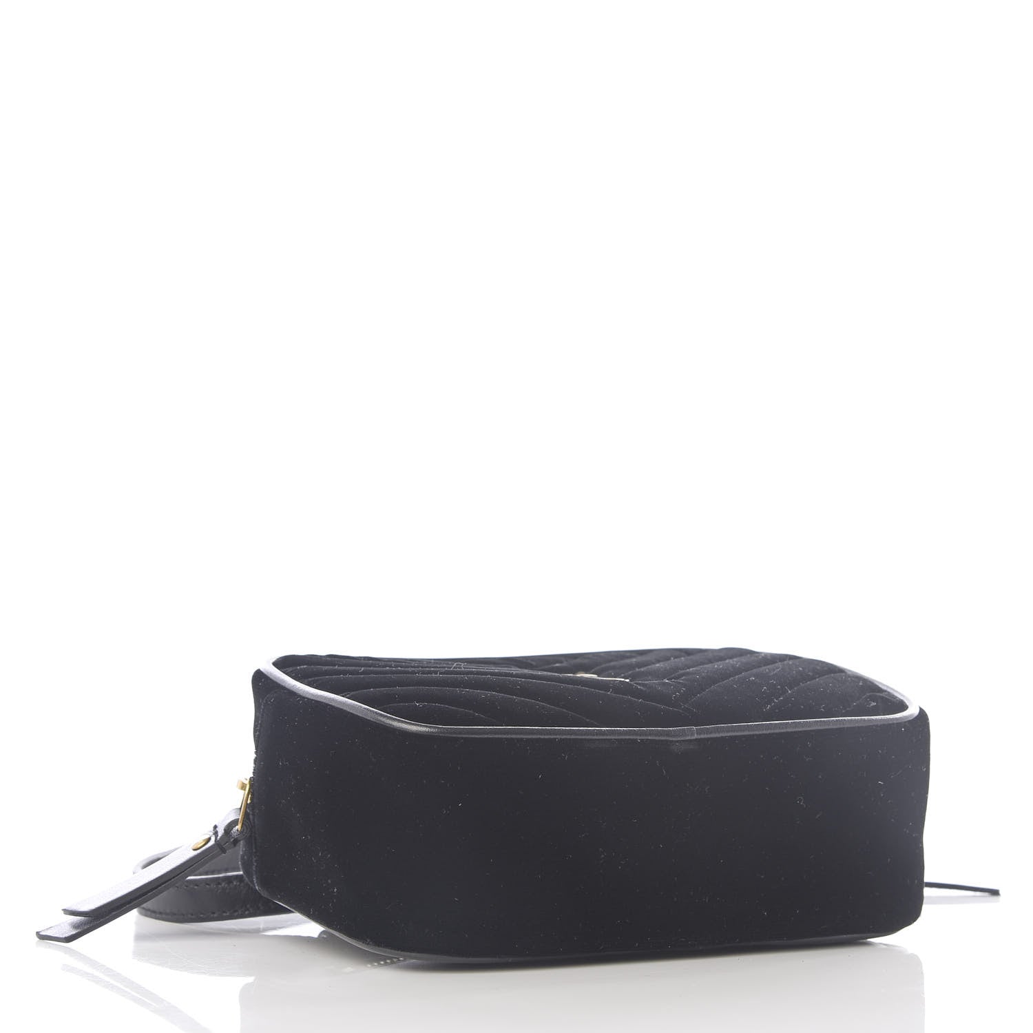 Saint Laurent Velour Matelasse Monogram Lou Belt Bag Black 3 of 10