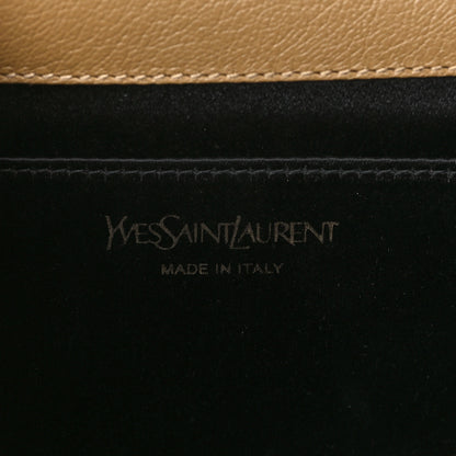 Saint Laurent Calfskin Large Belle De Jour Clutch Beige 6 of 9
