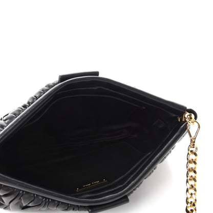 Miu Miu Nappa Matelasse Crossbody Clutch Black 5 of 10