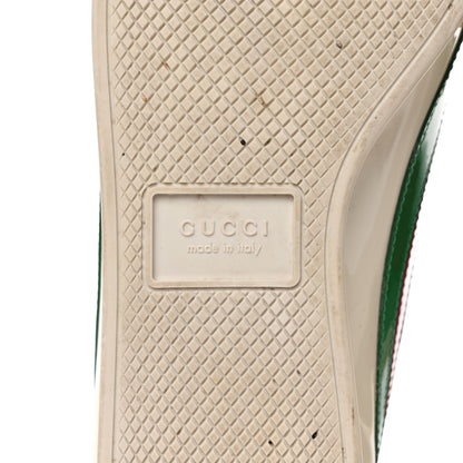 Gucci Patent Crystal Web GG Womens Falacer Sneakers 38 Mystic White 7 of 9