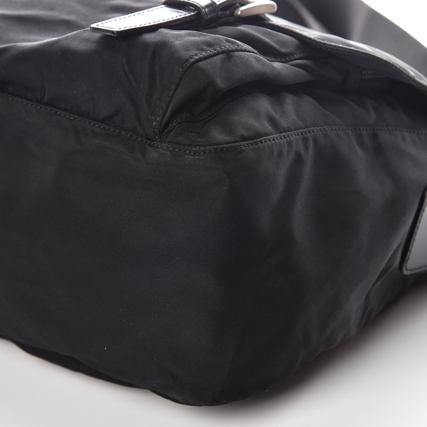 Prada Nylon Vela Messenger Bag Black 6 of 14