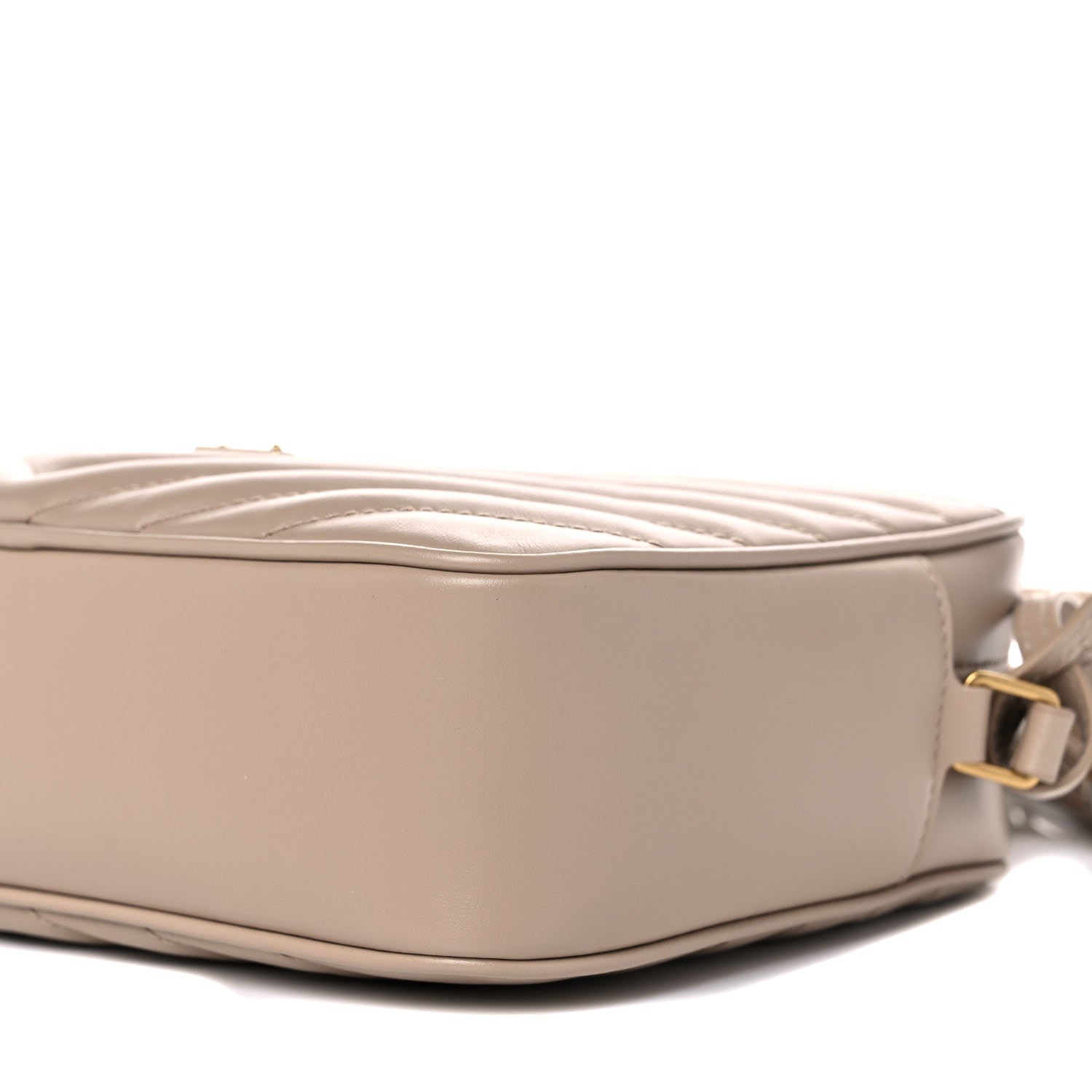 Saint Laurent Calfskin Matelasse Monogram Lou Camera Bag Dark Beige 10 of 10