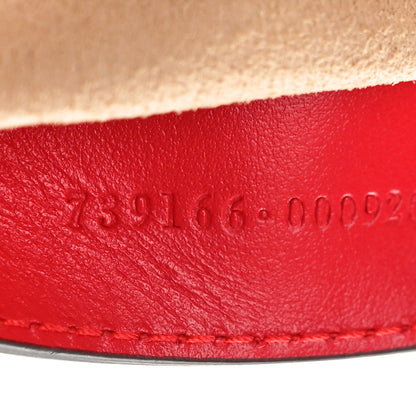 Gucci Calfskin Matelasse Chevron GG Marmont Sling Shoulder Bag Rosso 7 of 10