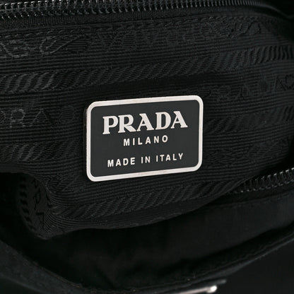 Prada Nylon Flat Messenger Bag Black 6 of 11