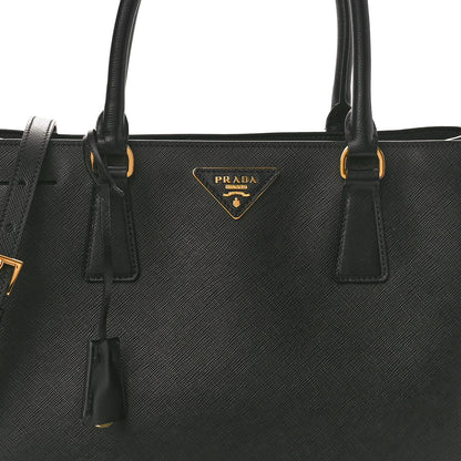 Prada Saffiano Lux Medium Tote Black 7 of 9