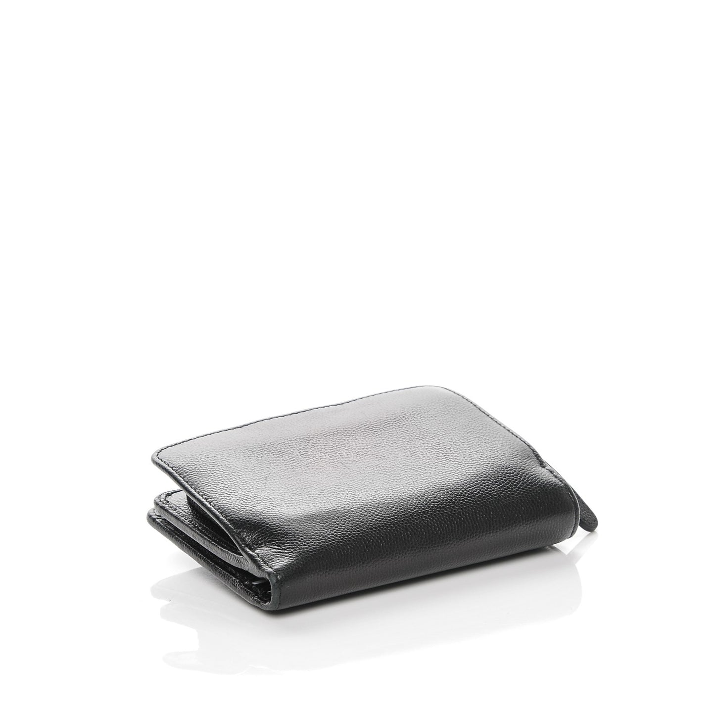 Caviar Sevruga French Compact Wallet Black