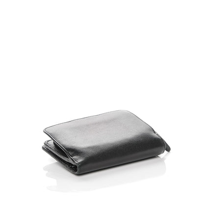 Chanel Caviar Sevruga French Compact Wallet Black 4 of 7