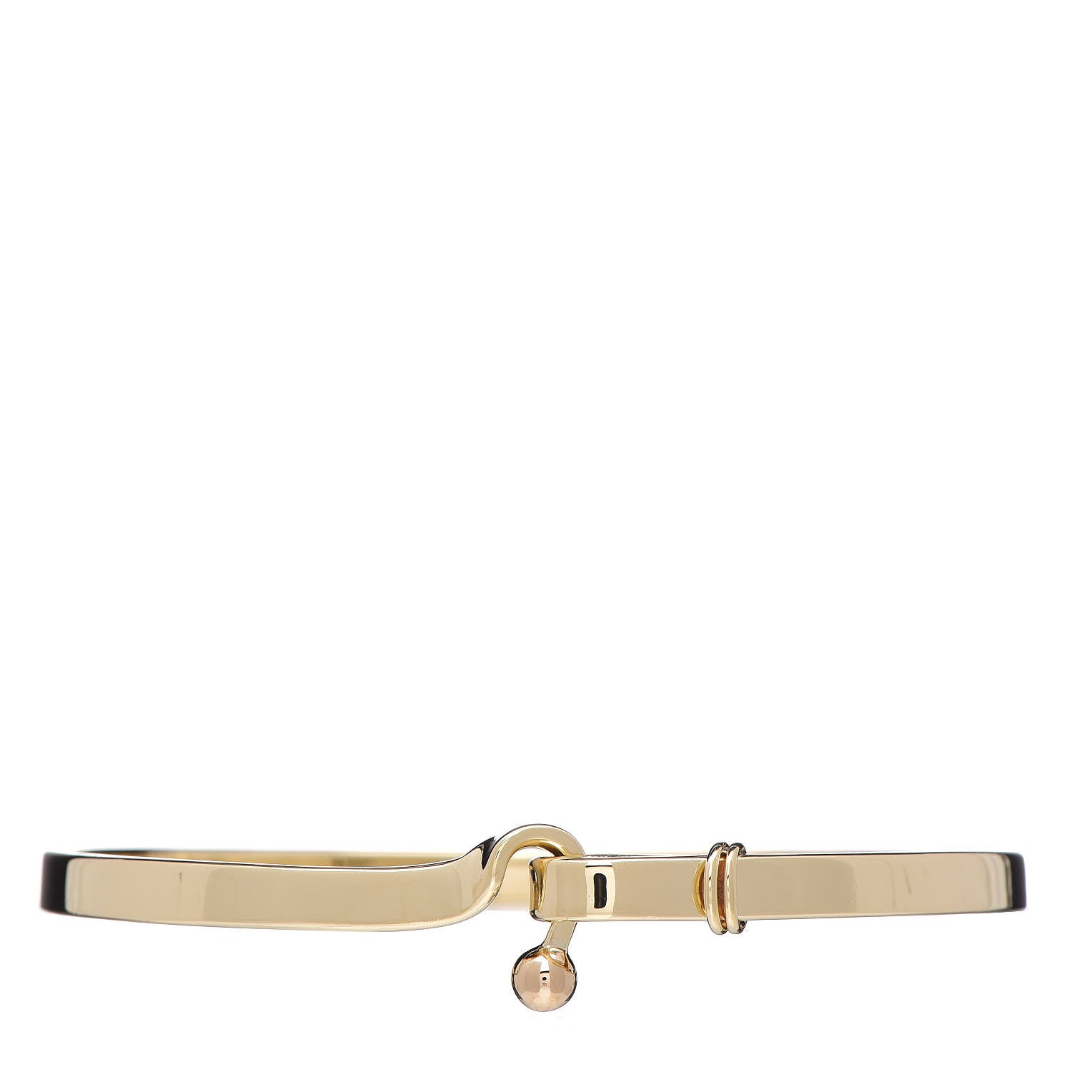 Tiffany 18K Yellow Gold Hook Eye Bangle 1 of 4