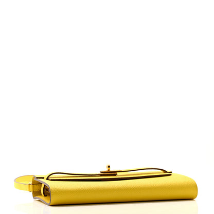Hermes Epsom Kelly Wallet To Go Jaune De Naples 4 of 10