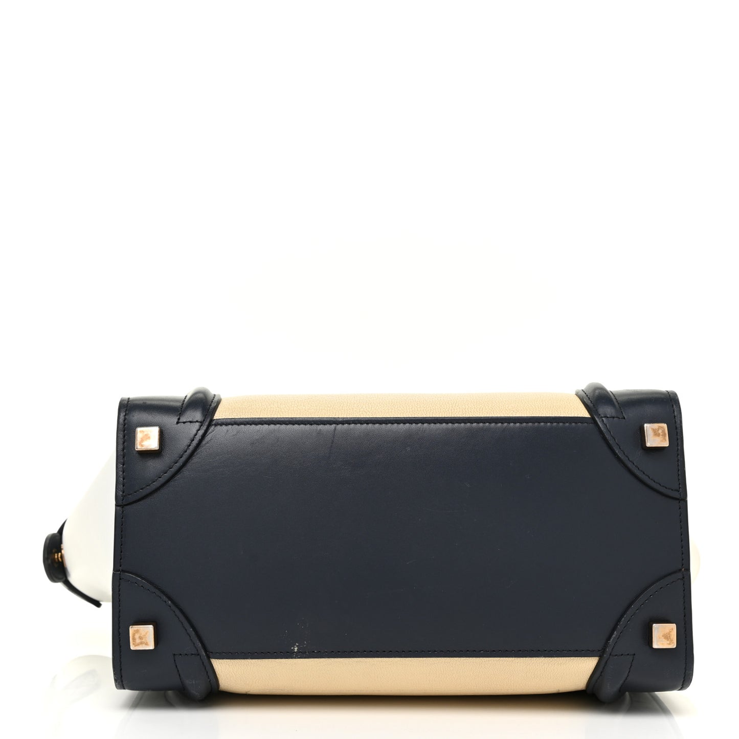 Goatskin Smooth Calfskin Micro Tri-Color Luggage Firefly