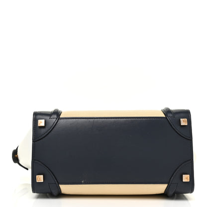 Celine Goatskin Smooth Calfskin Micro Tri-Color Luggage Firefly 20 of 21