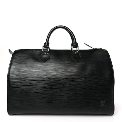 Louis Vuitton Epi Speedy 35 Black 1 of 9