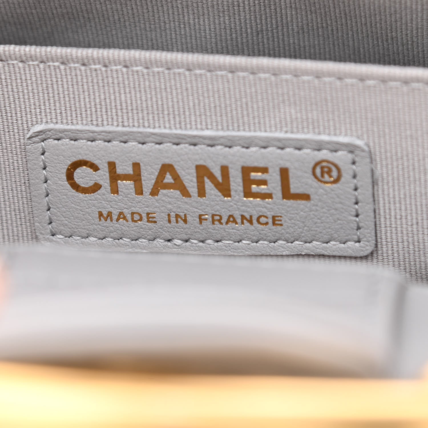 Chanel Calfskin Quilted Lady Handle Clutch Tote Grey 6 of 11