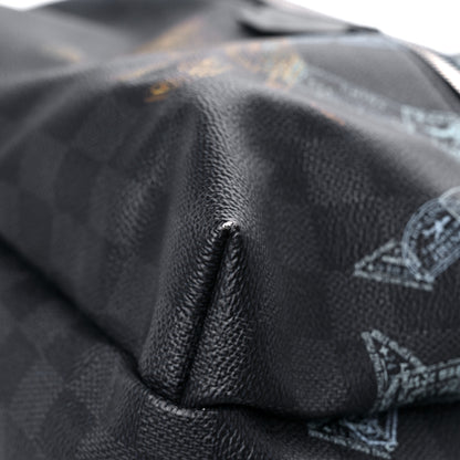 Louis Vuitton Damier Graphite Stamps Discovery Backpack PM 8 of 12