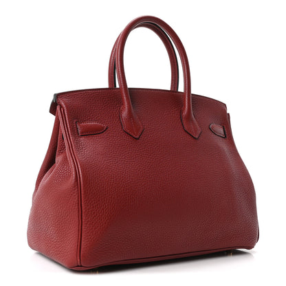 Hermes Togo Birkin 30 Rouge H 3 of 10