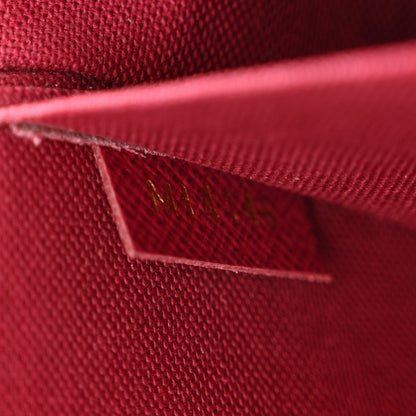 Louis Vuitton Monogram Pochette Felicie Chain Wallet Fuchsia 8 of 12