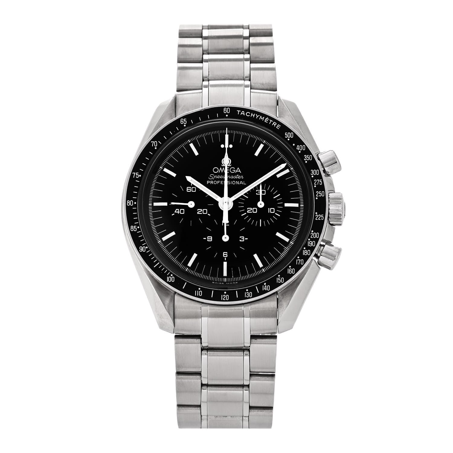 Omega Stainless Steel 42mm Speedmaster Moonwatch Professional Chronograph Manual Winding Watch Black 3570.50.00 1 of 5