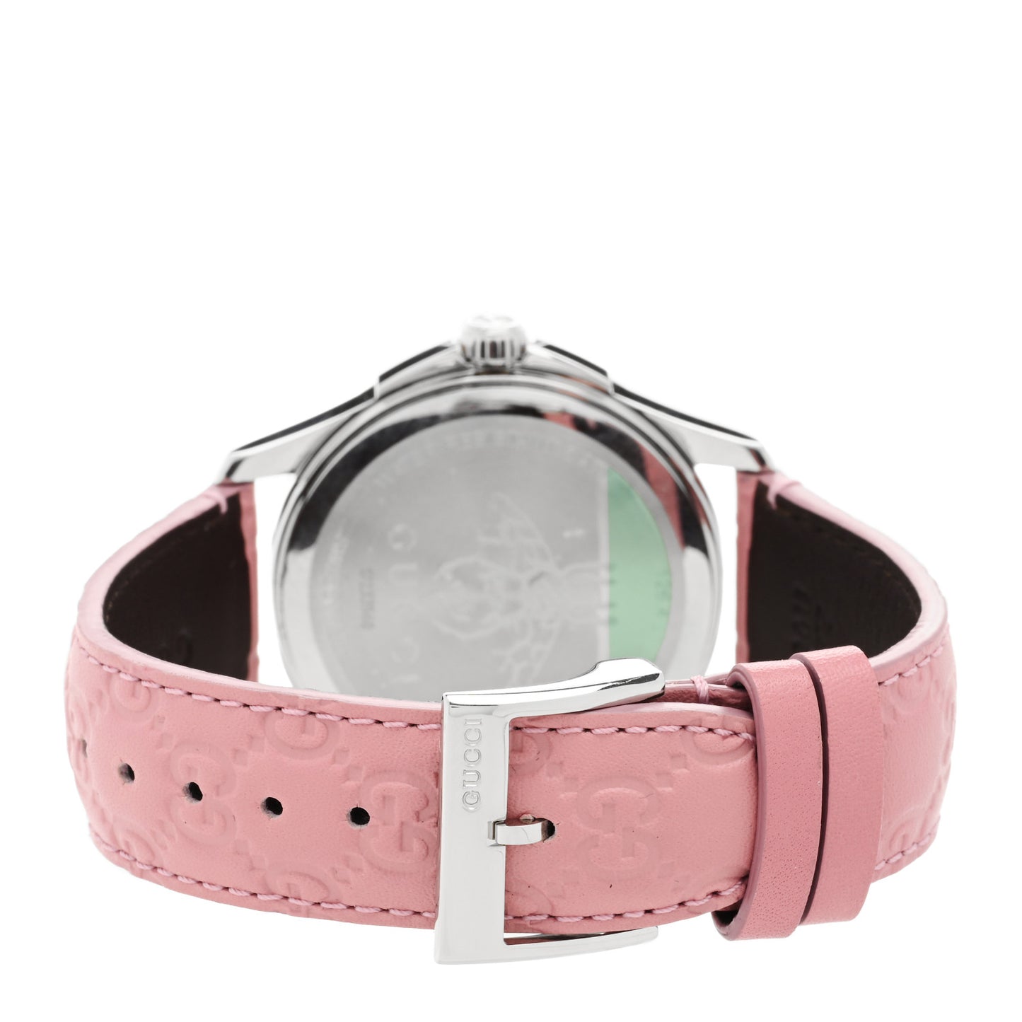 Stainless Steel Calfskin 38mm G-Timeless Quartz Watch Pink