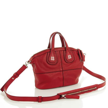 Givenchy Sugar Goatskin Micro Nightingale Red 3 of 7