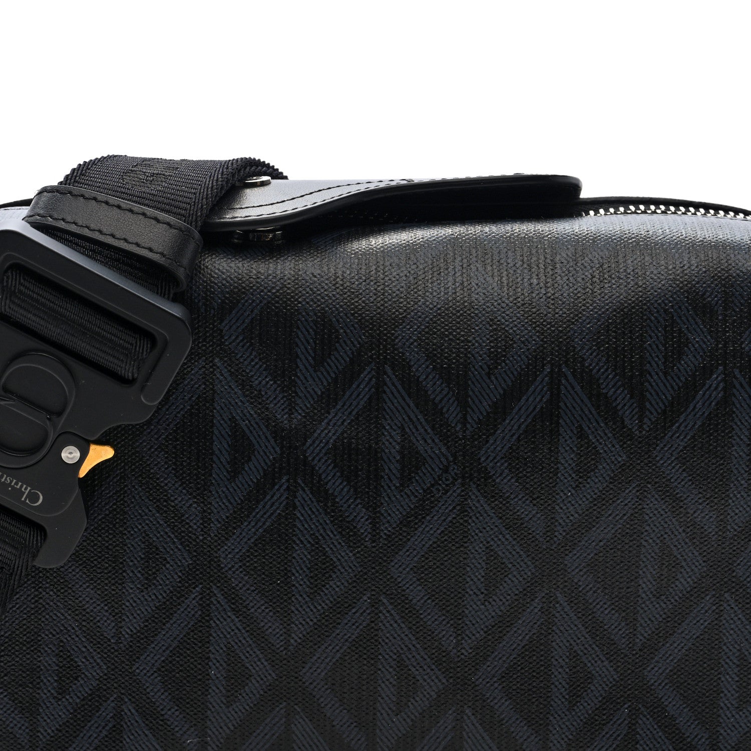 Christian Dior Canvas CD Diamond Lingot 22 Bag Black 7 of 9