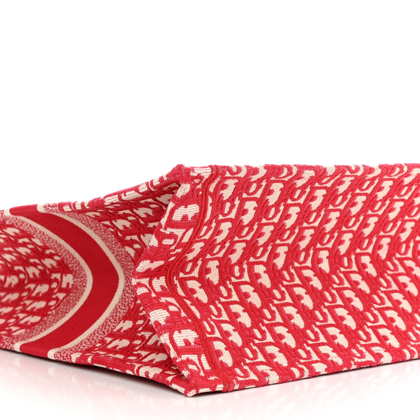 Oblique Book Tote Raspberry