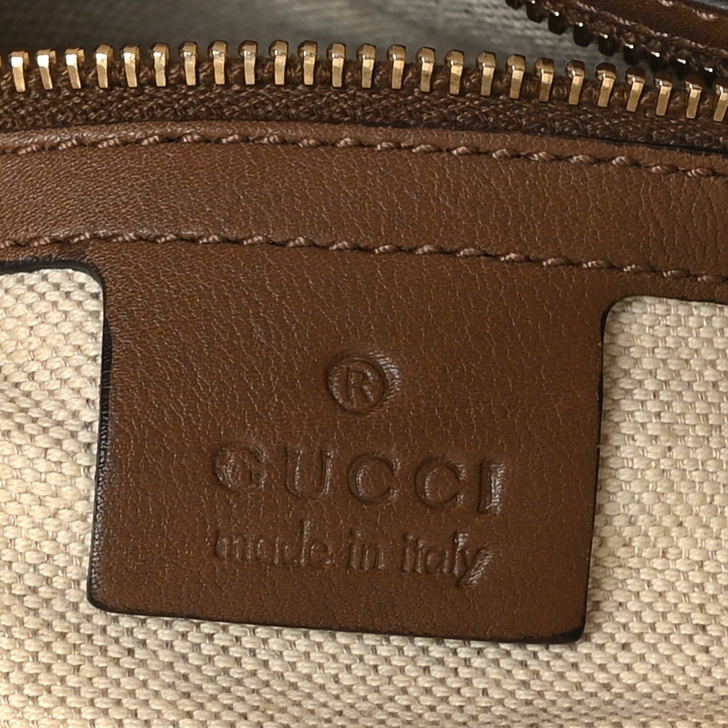 Gucci GG Supreme Monogram Margaux Calfskin Large Nice Top Handle Dome Bag Beige Ebony Acero 6 of 11